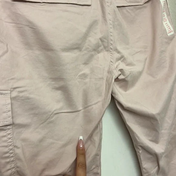 Gap NWT Pink Skinny Boyfriend Pants Cargo Pastel Size 6 Ankle Length khakis - Picture 6 of 10